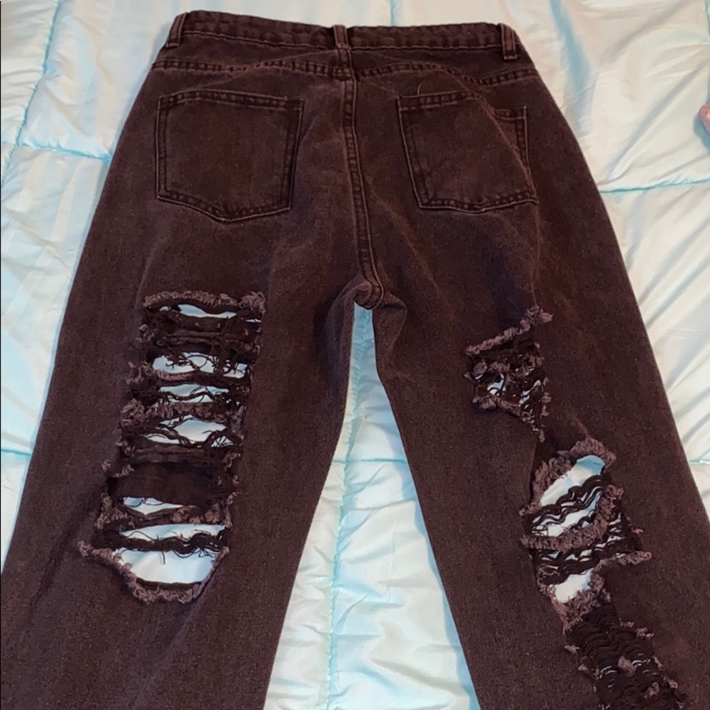 High Waisted Ripped Jeans - Picture 5 of 6